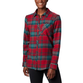 Columbia Simply Put II Flannel, Camisa Multicolor Oscuro Para Mujer | 350879-XPQ